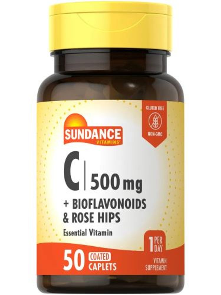 Vitamin C 500mg with Bioflavonoids & Rose Hips