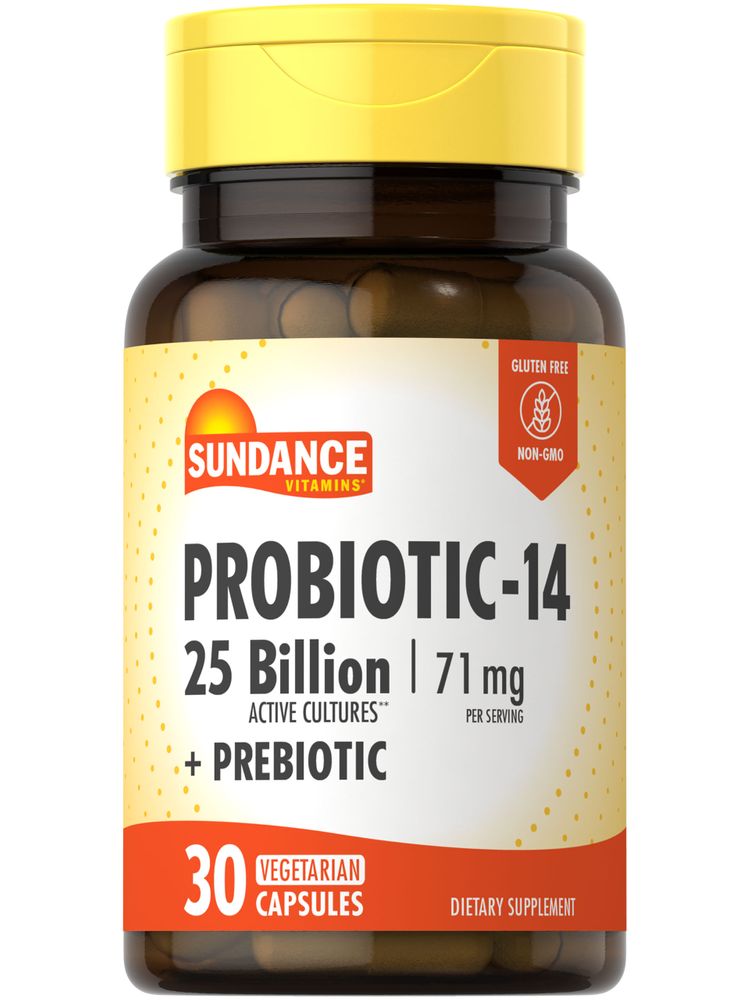 Probiotic-14 with Prebiotics 25 Billion Cultures