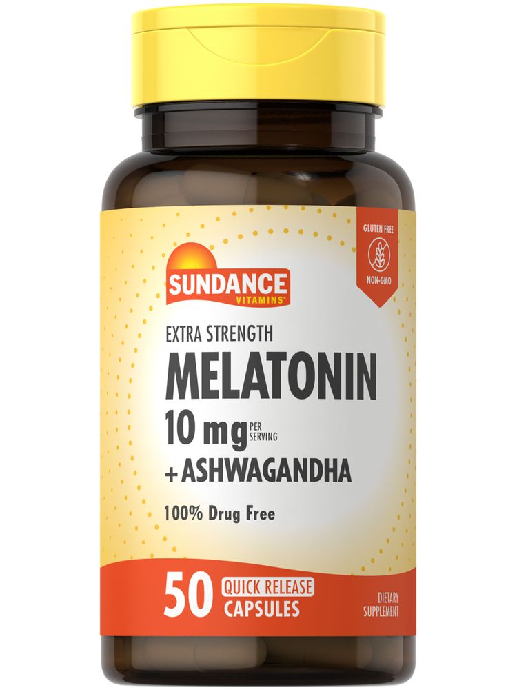 Melatonin 10mg with Ashwagandha