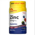 Sundance Vitamins Zinc, 50 mg per 3 gummies, Mixed Berry Flavor, 40 vegan gummies. Great taste, gluten-free, Non-GMO.