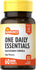 Sundance Vitamins ONE DAILY ESSENTIALS, a high potency multivitamin formula, 60 coated tablets, gluten-free, non-GMO.