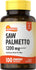 Saw Palmetto 1200 mg equivalent, 100 Quick Release Capsules, a dietary supplement. Gluten Free and Non-GMO.