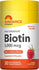 Biotin 5,000 mcg tablets with natural berry flavor, includes 30 fast dissolve vegan tablets.