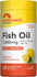 Sundance Vitamins Fish Oil 1,000 mg, Natural Lemon Flavor, 60 Quick Release Softgels. Gluten Free and Non-GMO.