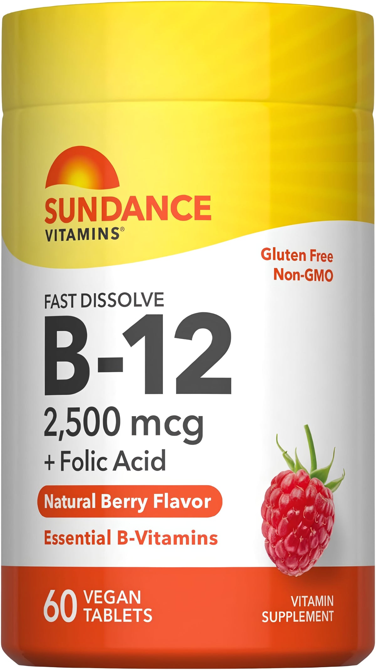 Vitamin B-12 2500mcg with Folic Acid