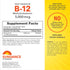 SD B-12 Methylcobalamin 5,000 mcg, 50 fast dissolve tablets.