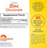 Supplement Facts for Zinc Gluconate 50 mg, 90 Tablets.
