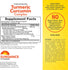Supplement Facts label for Turmeric 500 mg with Black Pepper, 120 capsules bottle.