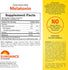 Supplement label for SD Melatonin 10 mg 60 Gummies with facts, directions, warnings, and dietary claims.