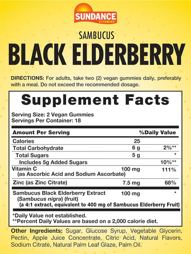 Black Elderberry Complex | 36 Gummies