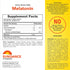 Vegan gummies with 5 mg melatonin, 100% drug-free, available in a 60-count bottle.