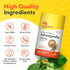 Ashwagandha bottle with icons indicating Non-GMO, Gluten Free, Lactose Free, Soy Free, No Artificial Flavors/Colors/Sweeteners.