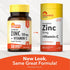 Sundance Vitamins Zinc 50 mg and Vitamin C, 50 Quick Release Softgels. New Look, Same Great Formula!