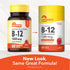 Sundance Vitamins B-12 Methylcobalamin 1000 mcg Fast Dissolve, 60 Vegan Tablets. Natural berry flavor, gluten-free, non-GMO.
