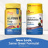 Sundance Vitamins Melatonin 10 mg 60 Gummies. Before & after packaging update. 'New Look, Same Great Formula! New Great Taste!'