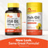 Sundance Vitamins Fish Oil 1000 mg, 60 Quick Release Softgels, Natural Lemon Flavor. New Look, Same Great Formula!