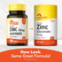 Sundance Vitamins Zinc Gluconate 50 mg tablets shown in current and updated packaging designs.