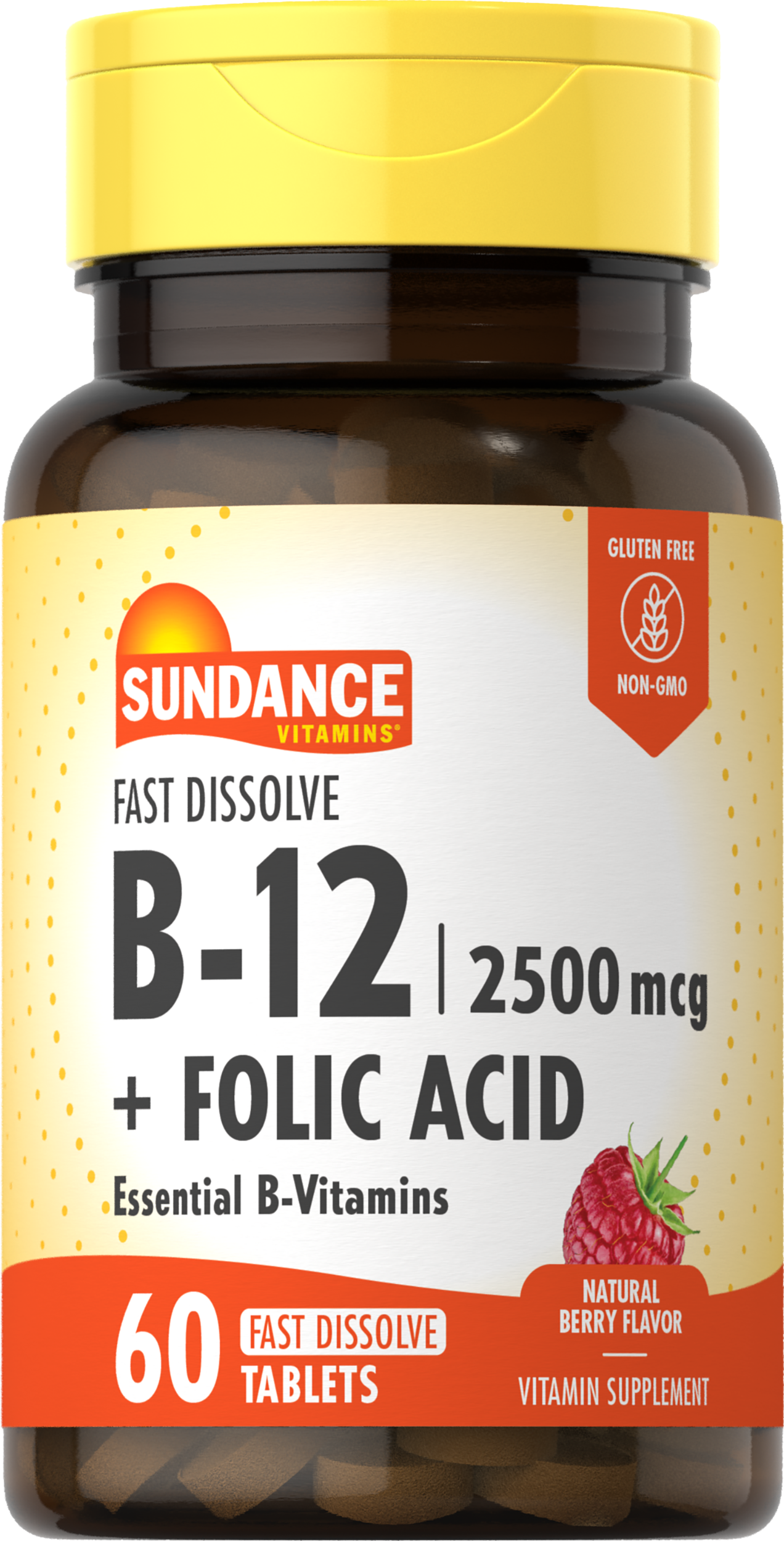 Vitamin B-12 2500mcg with Folic Acid