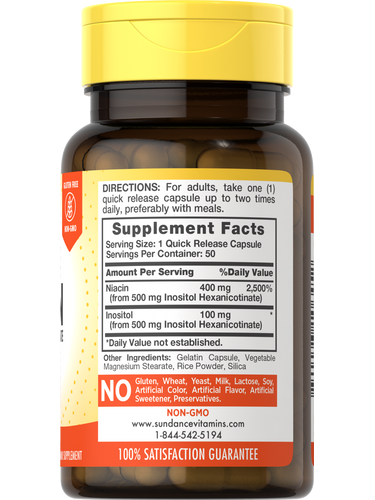 Niacin 500mg | Flush Free