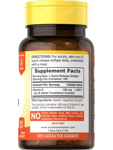 Vitamin E 180mg