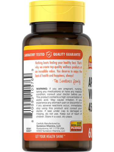 Apple Cider Vinegar 450mg