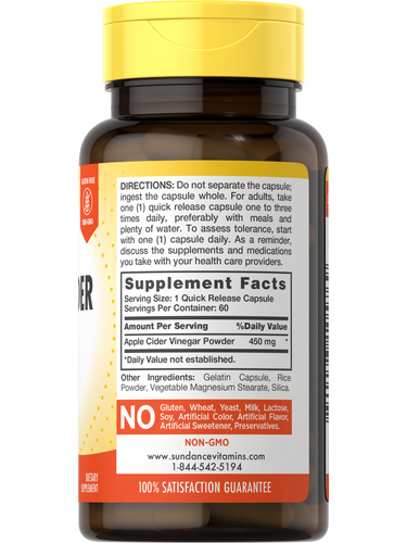 Apple Cider Vinegar 450mg
