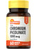 Chromium Picolinate 1000mcg | 60 Tablets
