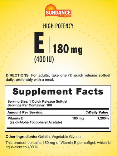 Vitamin E 180mg