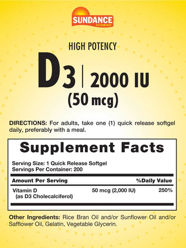 Vitamin D-3 2000IU