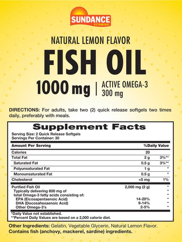 Fish Oil 1000mg