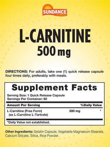 L-Carnitine 500mg L-Carnitine 500mg