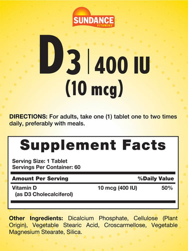 Vitamin D-3 10mcg