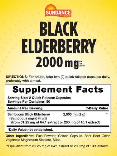 Black Elderberry 2000mg