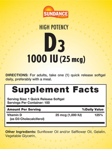 Vitamin D-3 1000IU