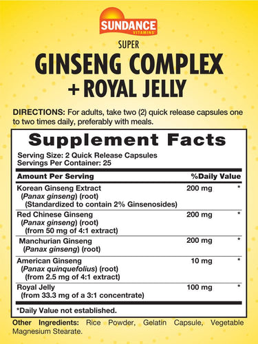 Super Ginseng Complex with Royal Jelly
