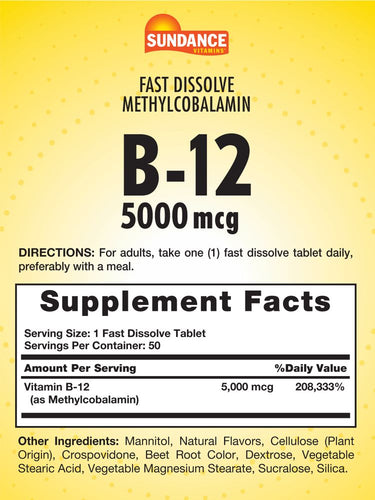 Vitamin B-12 5000mcg