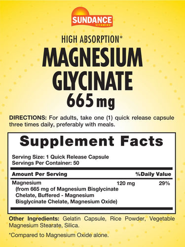 Magnesium Glycinate 665mg