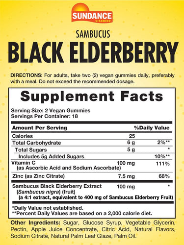 Black Elderberry Complex | 36 Gummies