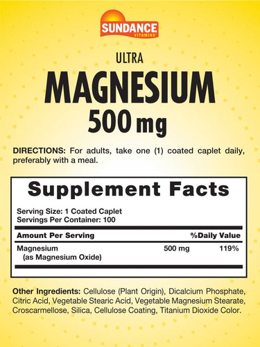 Magnesium Oxide 500mg
