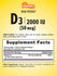 Vitamin D-3 2000IU